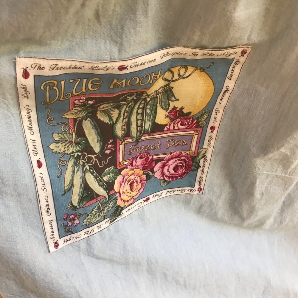Vintage Posies Women of Maine Farmers Market Cotton Dress w Tie Women's Size 10 - Picture 6 of 13
